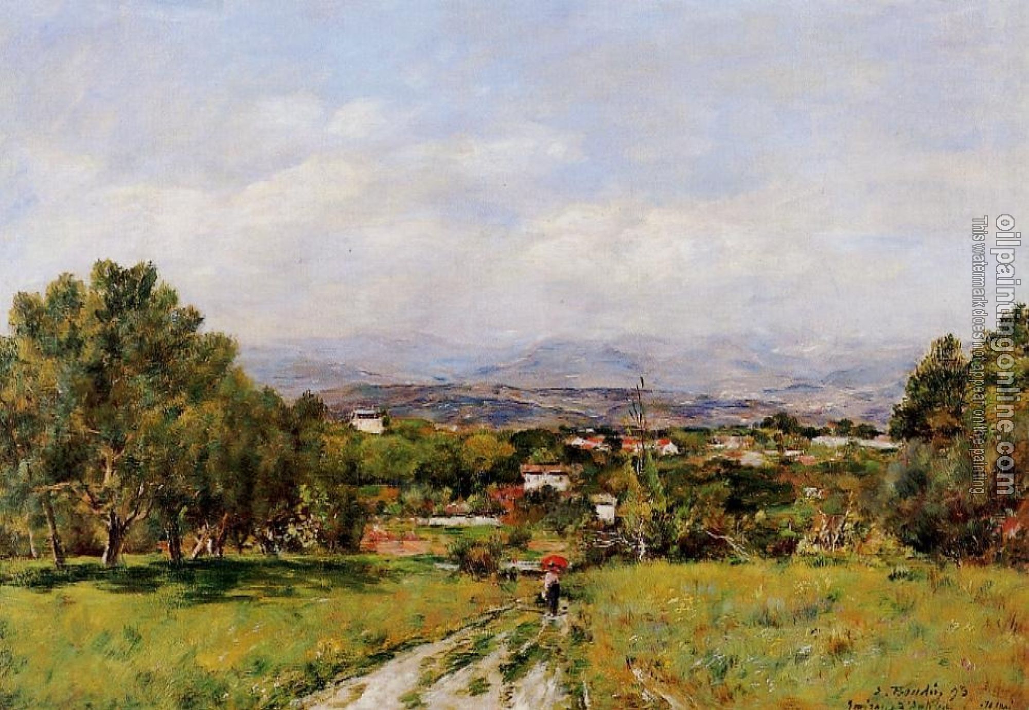 Boudin, Eugene - Near Antibes